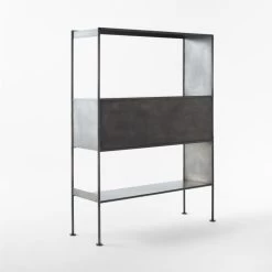 Spule Metal Bookcase 61'' -Chic Living Shop SpuleShortMetalBookcase3QBSSF22