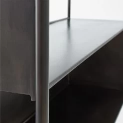 Spule Metal Bookcase 61'' -Chic Living Shop SpuleShortMetalBookcaseAVSSF22