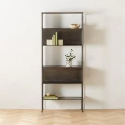 Spule Metal Bookcase 95''