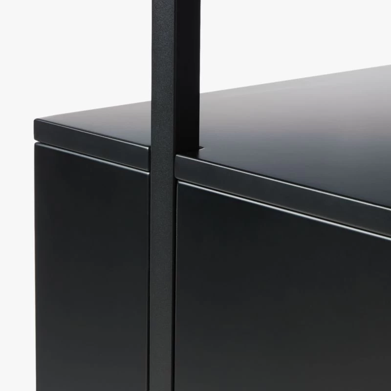 Stairway Black Cabinet - 96" Height 9 Stairway Black Cabinet - 96" Height - Image 7