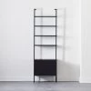 Stairway Black Cabinet - 96" Height -Chic Living Shop StairwayTallBlkCabinetSHS19 1x1