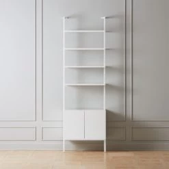 Stairway White Cabinet - 96" Height