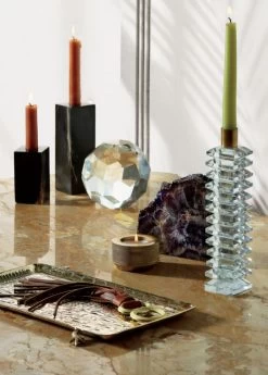 Stalk Gold Serving Platter -Chic Living Shop StalkGoldPlatterTasselAG19