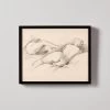 'Studies Of A Reclining Female Nude I' Framed Reproduction By Abraham Bloemaert 22''x18'' -Chic Living Shop StdsOfARclgFmlNdI22x18inSHF22