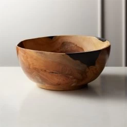 Still Teak Wood Serving Bowl