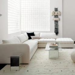 Bangle Dirty Rose Glass Decorative Bowl -Chic Living Shop StitchSectionalCollectionSP20 1x1 1