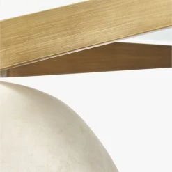 Stone Round White Concrete Dining Table With Glass Top -Chic Living Shop StoneTableRound47inAVS20