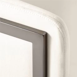 Stretta Ivory Velvet Office Chair -Chic Living Shop StrettaIvoryMtlOffcChairAVSSS22