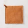 Brown Suede Pot Holder