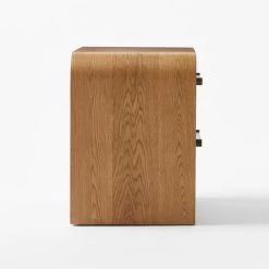 Sutton 2-Drawer White Oak Wood Nightstand -Chic Living Shop SuttonOakNightstandSDSSF23