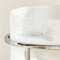 Syd Small Glass Planter With Stand 9 Syd Small Glass Planter With Stand -Chic Living Shop SydSmGlassPlanterWStandAVSHF22