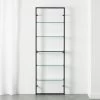 Tesso Black Metal Wall Mount Bookshelf -Chic Living Shop TessoBlackBookcaseROF18 1x1