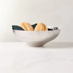 Thatch Hammered Polished Stainless Steel Serving Bowl -Chic Living Shop ThatchPlshdSSServingBowlROF22