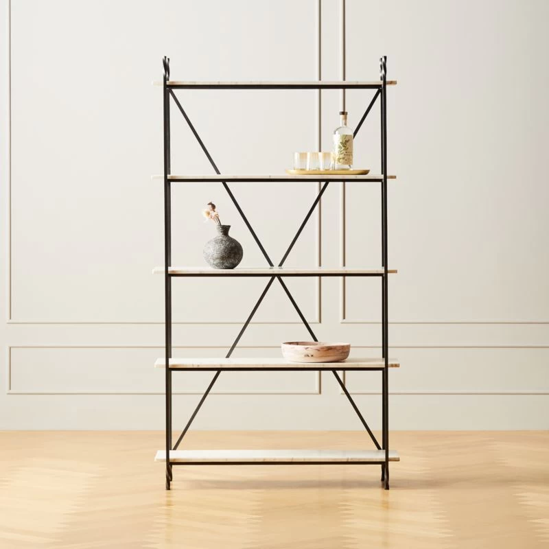 Tourne Marble Etagere 4 Tourne Marble Etagere - Image 2