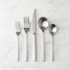 20-Piece Tower Brushed Silver Flatware Set 1 20-Piece Tower Brushed Silver Flatware Set -Chic Living Shop TowerFlatware20PcSHF16