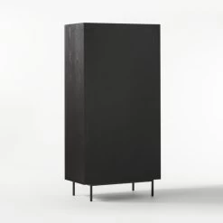 Trace Black Wire Bookcase 16 Trace Black Wire Bookcase -Chic Living Shop TraceBlkMeshDoorBookcase3QBF20