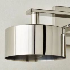 Trada 3-Bulb Polished Nickel Wall Sconce Light -Chic Living Shop Trada3BlbPlhdNklWallScncAVSHF23