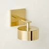 Trada Polished Brass Wall Sconce Light -Chic Living Shop TradaPlhdBrsWallSconceSHF23