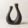 Uri Matte Black Cement Taper Candle Holder -Chic Living Shop UriTaperHolderBlackSHF23
