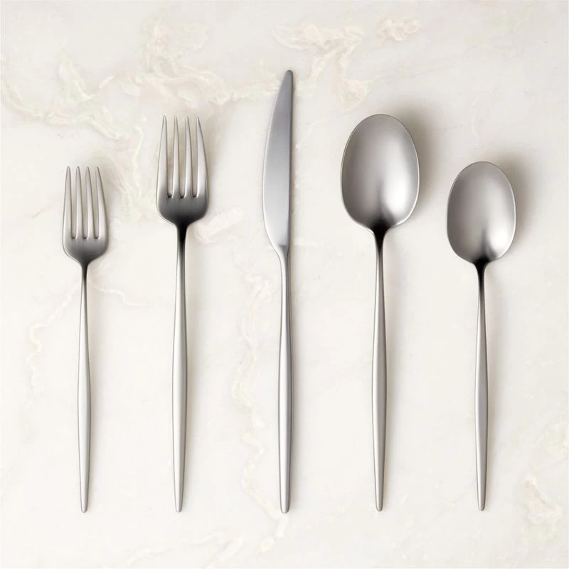 Val 5-Piece Silver Flatware Set 3 Val 5-Piece Silver Flatware Set