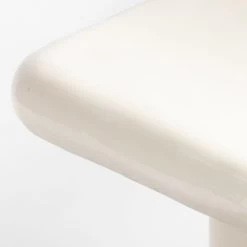 Vayle High-Gloss White Concrete Coffee Table Short -Chic Living Shop VayleWhtCnctShortCffTblAVSSS22