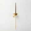 Vela Unlaquered Brass Wall Sconce Taper Candle Holder -Chic Living Shop VelaUnldBrsCandleSconceSHS23
