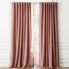 Velvet Dusty Orchid Curtain Panel 48"x120" -Chic Living Shop VelvetDstyOrchidCrtnPnl96SHS20