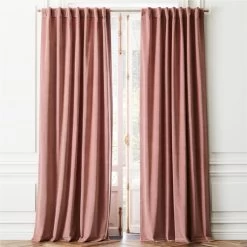 Velvet Dusty Orchid Curtain Panel 48"x120"