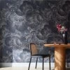 Venation Navy Wallpaper -Chic Living Shop VenationRoyalSHF21
