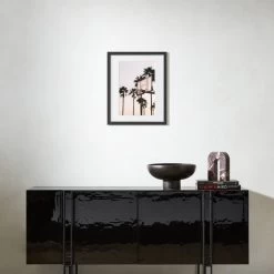 'Venice Hoops' Photographic Print In Black Frame 17.75"x21.75" -Chic Living Shop VeniceHoopsBk17p75x21p75SHF23 3D