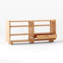 Ventura White Oak Console Table -Chic Living Shop VenturaNtchdShrtBkshlf3QAVSSS22