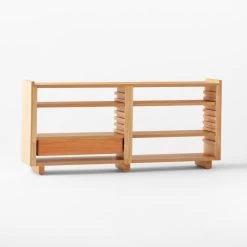 Ventura White Oak Console Table -Chic Living Shop VenturaNtchdShrtBkshlf3QBSSS22