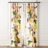 Jungle Floral Window Curtain Panel 48''x84'' -Chic Living Shop VntgFloral96CurtainPnlSHS23