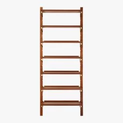 Walnut Modular Single Shelf 88" -Chic Living Shop WalnutMod88SingleShelfF18