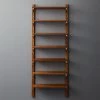 Walnut Modular Single Shelf 88" -Chic Living Shop WalnutMod88SingleShelfROF18