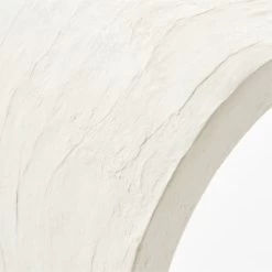 Wynn Ivory Concrete Waterfall Desk -Chic Living Shop WynnConcreteDeskAV2SSF21