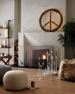 Wool Wrap Natural Pouf 8 Wool Wrap Natural Pouf -Chic Living Shop rooklightgreypoufOC17